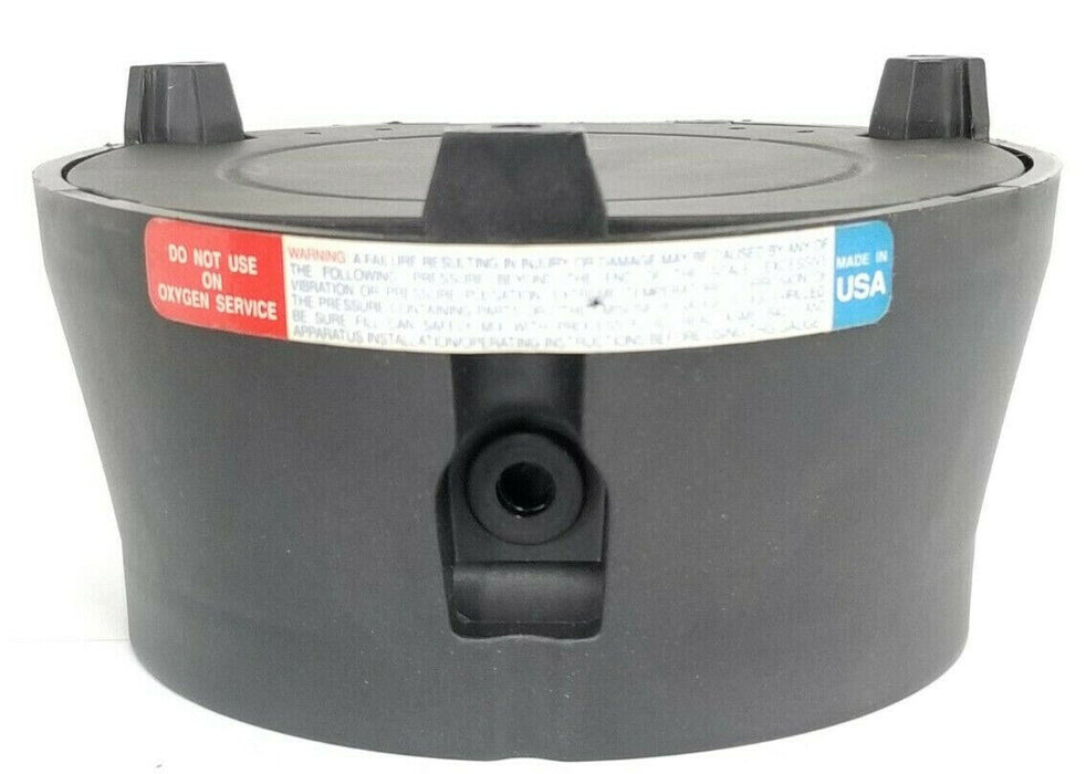 LOT OF 2 WIKA 4334567 PROCESS PRESSURE GAUGE 0-5000 PSI 4-1/2'' DIAL 1/2'' IN.