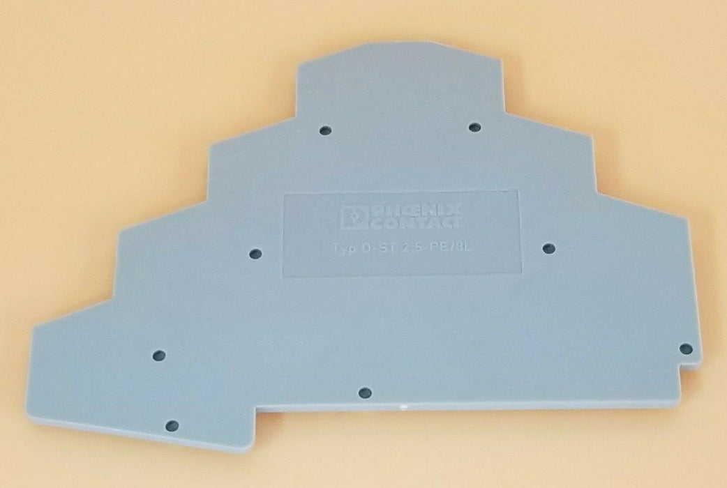 LOT OF 42 NEW PHOENIX CONTACT D-ST 2,5-PE/3L TERMINAL BLOCK END CAPS 3036673