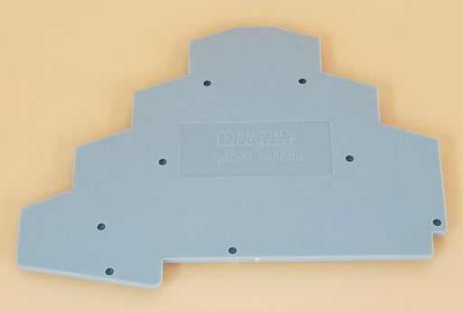 LOT OF 42 NEW PHOENIX CONTACT D-ST 2,5-PE/3L TERMINAL BLOCK END CAPS 3036673