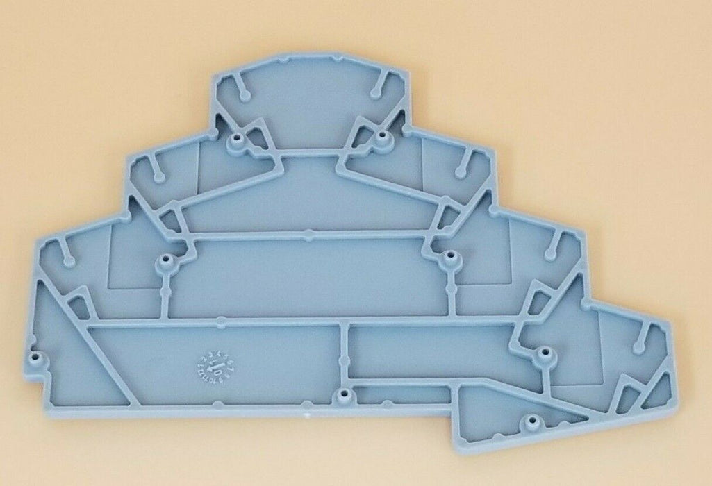 LOT OF 42 NEW PHOENIX CONTACT D-ST 2,5-PE/3L TERMINAL BLOCK END CAPS 3036673