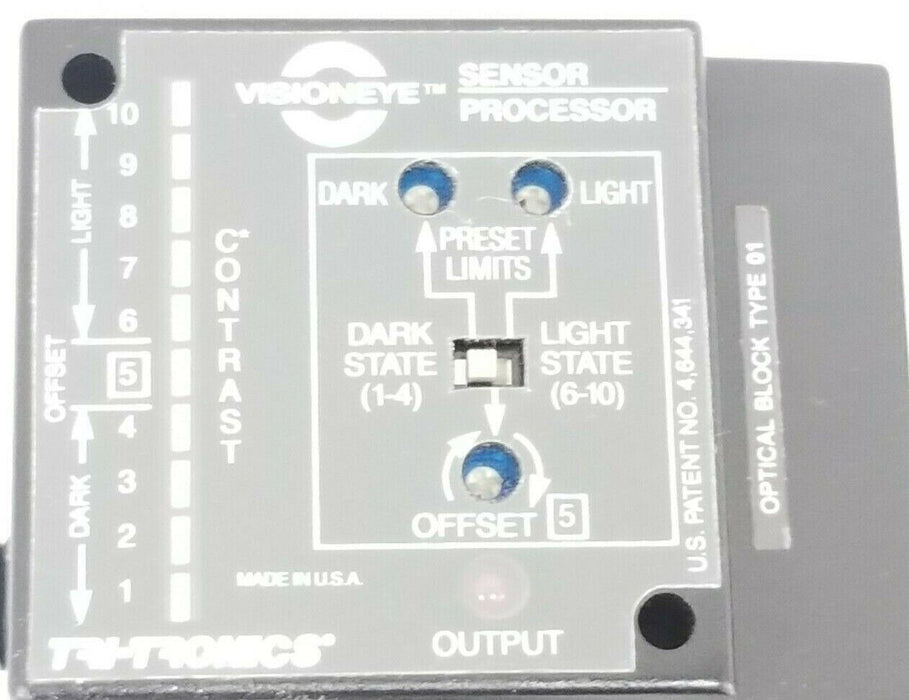 NIB TRI-TRONICS BSDLG01 VISIONEYE PHOTOELECTRIC SENSOR / PROCESSOR