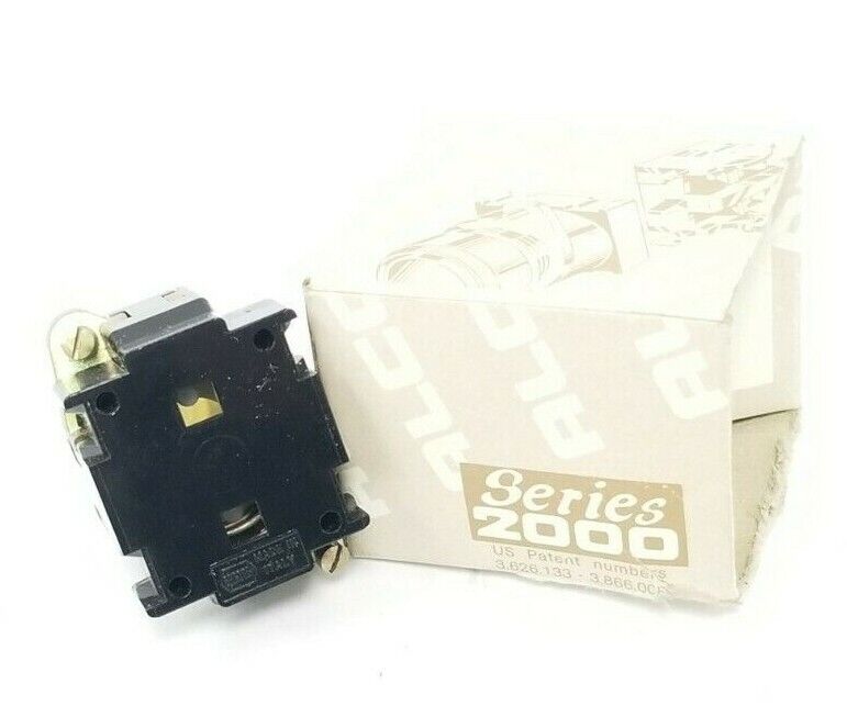 NEW ALCO M2010B PUSHBUTTON WHITE CAP SERIES 2000