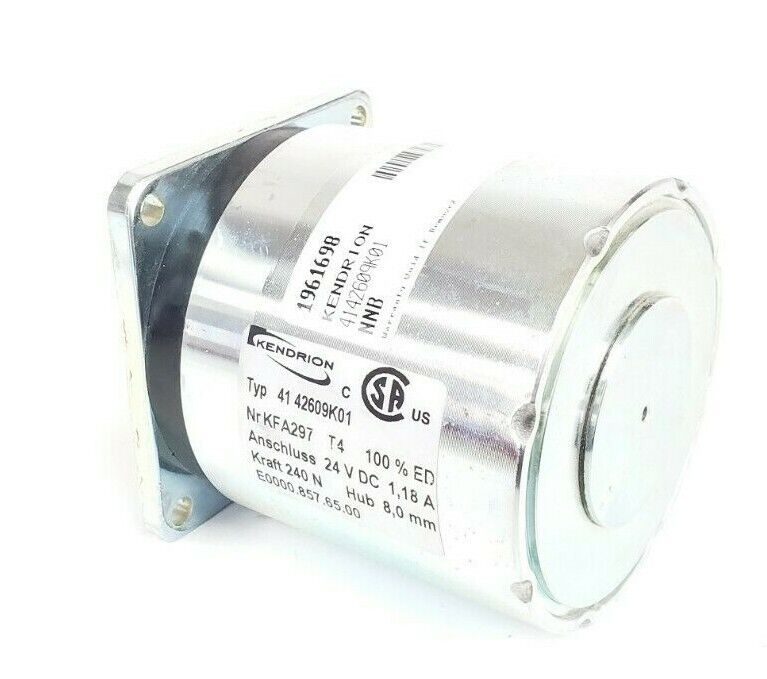 NIB KENDRION 41-42609K01 SOLENOID ACTUATOR KFA297 24VDC 1,18A E0000.857.65.00