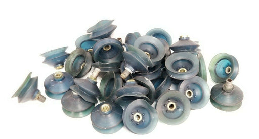 LOT OF 35 VACCON CO. VC-32-B VACUUM CUPS 1/2'' IN. THREAD 2-7/8'' IN. OD VC32B
