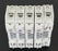 LOT OF 5 MERLIN GERIN CAT. NO. 60104 MULTI9 C60 CIRCUIT BREAKERS C3A 240V/60V
