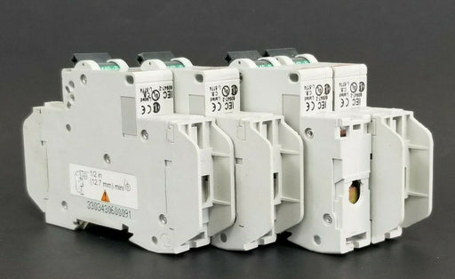LOT OF 4 MERLIN GERIN CAT. NO. 60109 MULTI9 C60 CIRCUIT BREAKERS C8A 240V/60V