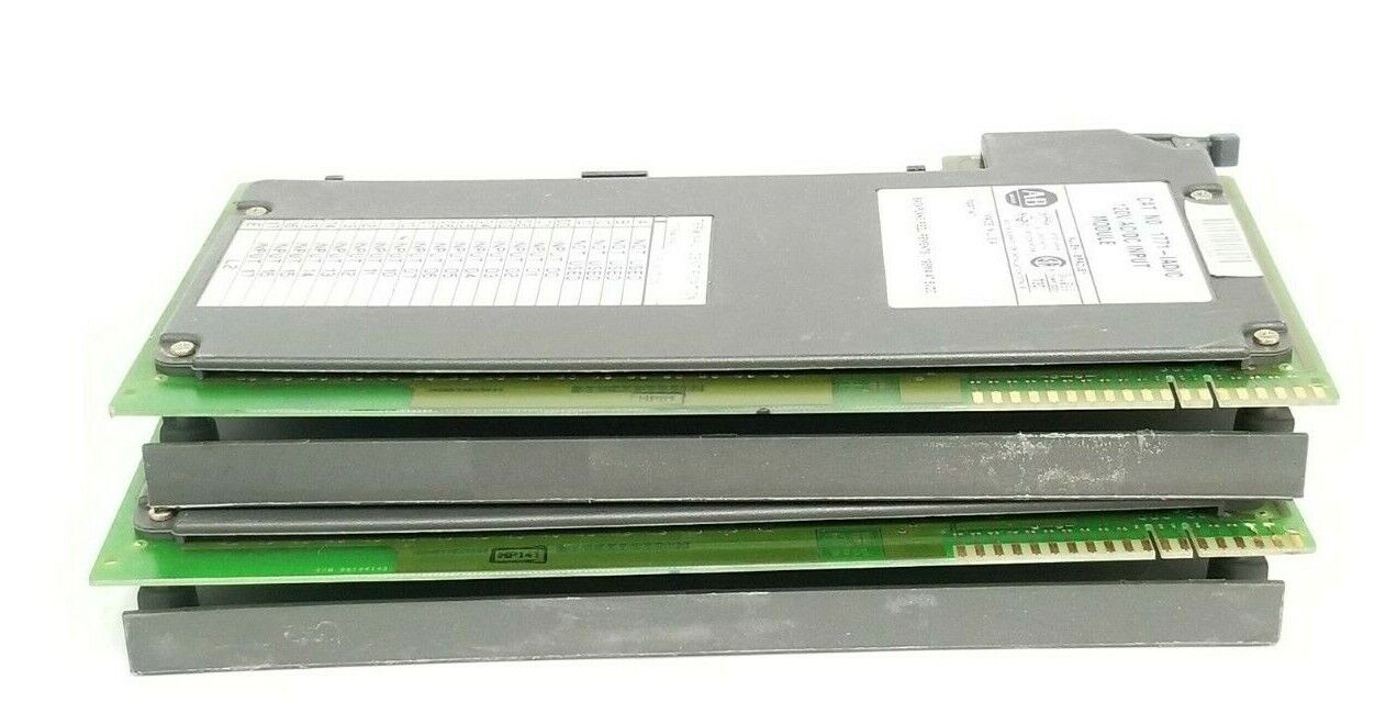 LOT OF 2 ALLEN BRADLEY 1771-IAD/C INPUT MODULES 1771IAD SERIES C