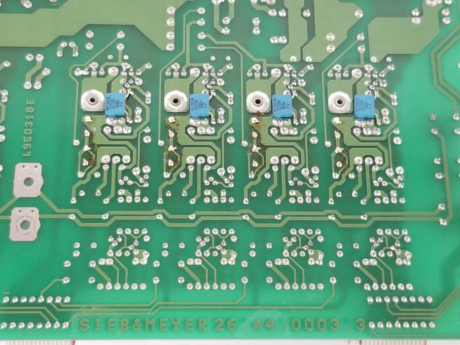 SIEB & MEYER 26.44.0003.3 SERVO CONTROLLER BOARD B950318E 264400033