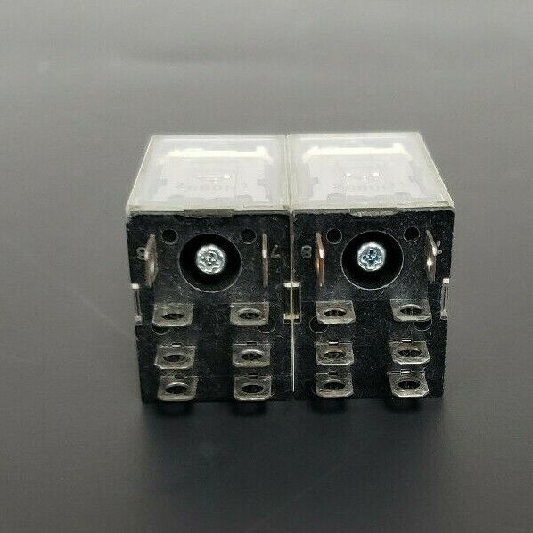 LOT OF 2 OMRON LY2N 24VDC RELAYS 1/2HP 120VAC 12A 240VAC
