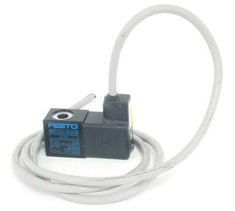 MURRELEKTRONIK 3124430 SOLENOID PLUG W/ FESTO MSFG-24/42-50/60-00 COIL 34-411