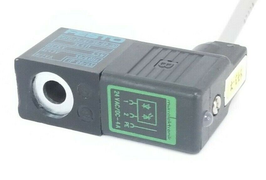 MURRELEKTRONIK 3124430 SOLENOID PLUG W/ FESTO MSFG-24/42-50/60-00 COIL 34-411