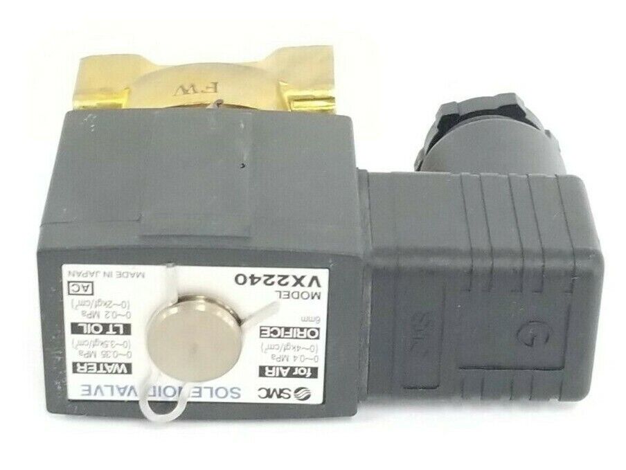 NEW SMC VX2240 SOLENOID VALVE ORIFICE 6MM