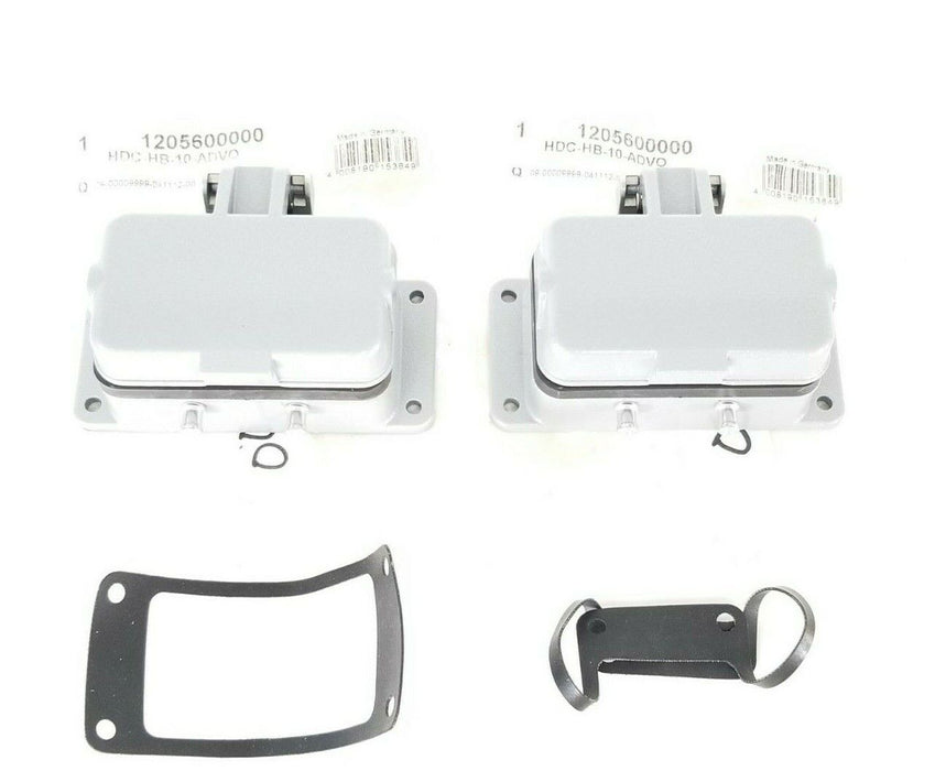 LOT OF 2 NEW WEIDMULLER HDC-HB-10-ADVO HOUSINGS 1205600000