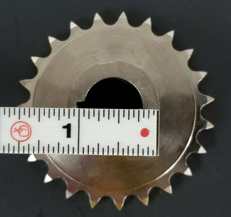 LOT OF 4 GENERIC 402A072 SPROCKETS 3/4'' IN. BORE 2-7/8'' IN. OD 23-TEETH