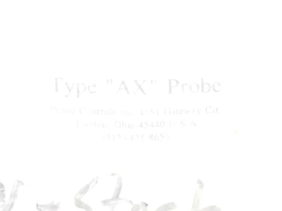 NEW PRIME CONTROLS INC. TYPE: AX PROBE & CABLE ASSEMBLY AX-296