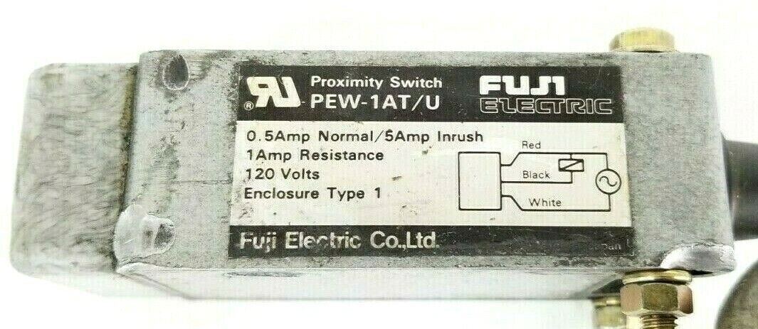 FUJI ELECTRIC PEW-1AT/U PROXIMITY SWITCH W/ 18.5 IN. CABLE 0.5A/5A 120V