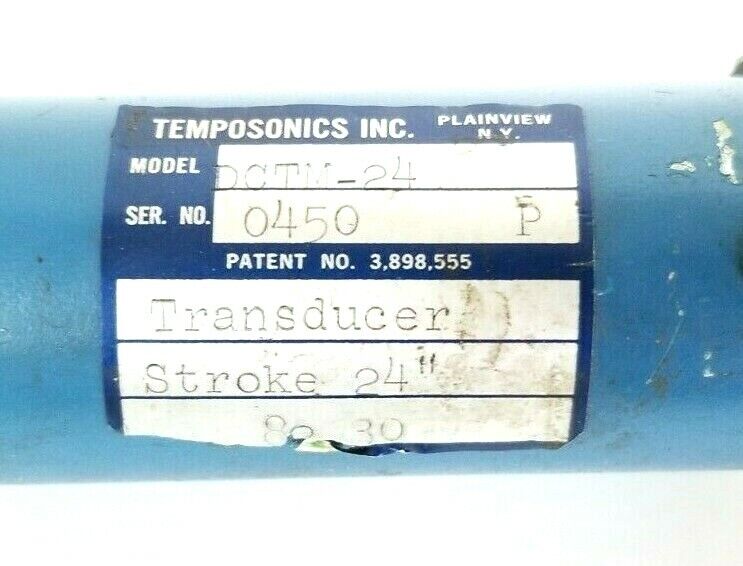 TEMPOSONICS INC. DCTM-24 TRANSDUCER 24'' STROKE 32'' IN. ROD (DAMAGED)