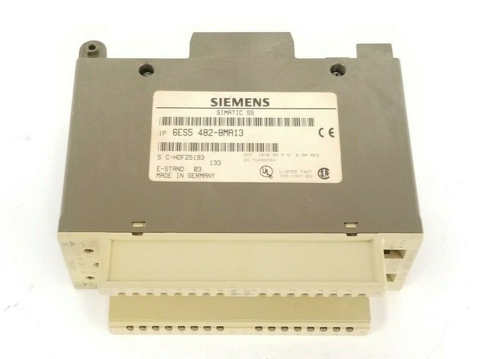 SIEMENS 6ES5 482-8MA13 SIMATIC S5 DIGITAL I/O MODULE, 24VDC, 6ES54828MA13