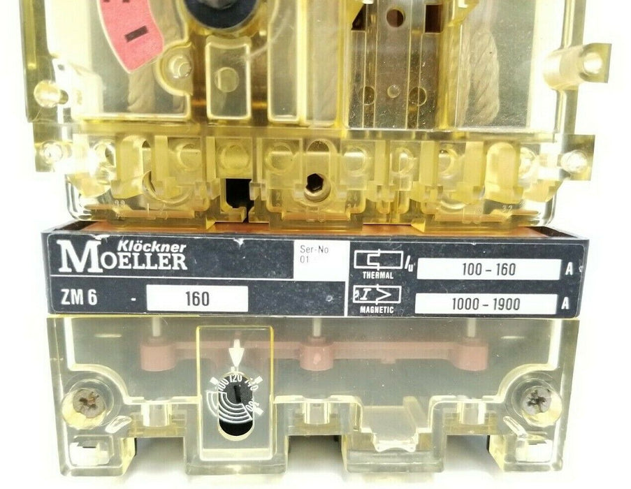 KLOCKNER MOELLER NZM6-160/ZM6-160 CIRCUIT BREAKER 3P 160A 220-660V