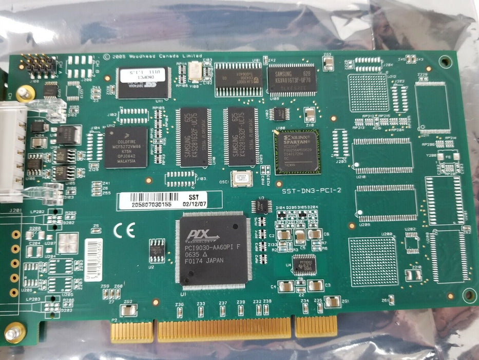 NIB WOODHEAD / ABB SST-DN3-PCI-2 INTERFACE CARD DSQC-658 3HAC-025779-001