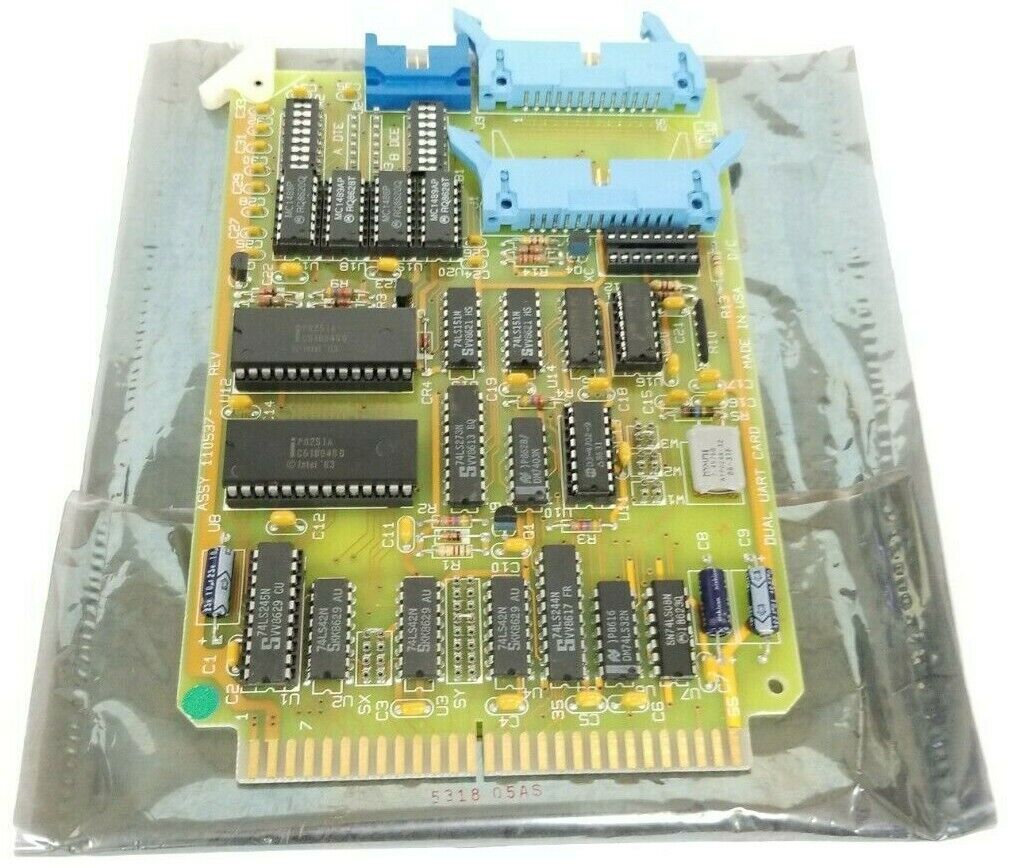 PL MANUFACTURING 110537 DUAL UART CARD PWB 110382-002 REV. B