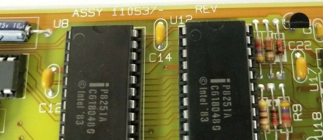 PL MANUFACTURING 110537 DUAL UART CARD PWB 110382-002 REV. B