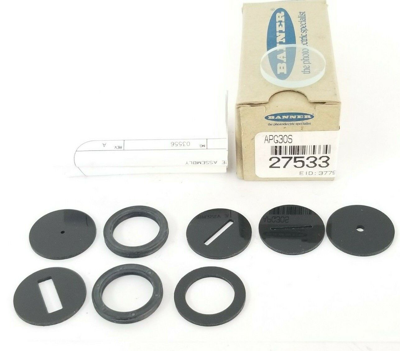 NIB BANNER APG30S APERTURE KIT 27533 (INCOMPLETE)