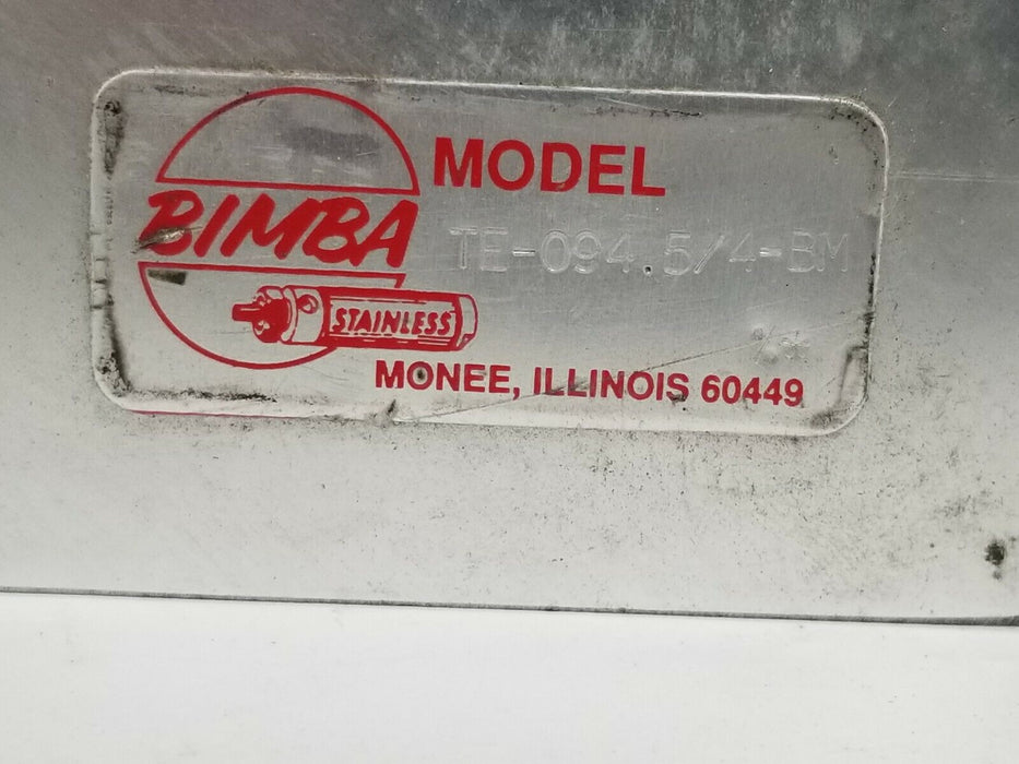 NEW BIMBA TE-094.5/4-BM LINEAR THRUSTER BEARING W/ M-094.5/4-DB CYLINDER