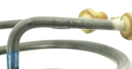 LOT OF 2 GENERIC 220008-A-05 ISS G CONE HEATER ELEMENTS 1200W 440V 1/98 97493/1