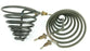 LOT OF 2 GENERIC 220008-A-05 ISS G CONE HEATER ELEMENTS 1200W 440V 1/98 97493/1