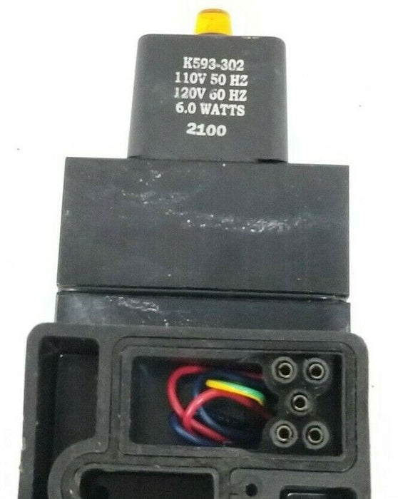 PARKER H3517BHA53A VALVE 150 PSI REPLACES H35VXBHA53A, 12.0 VA, K593-302 COILS
