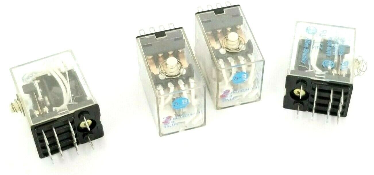 LOT OF 4 ALLEN BRADLEY 700-HC14Z24-1-4 RELAYS 700HC14Z2414, SER. B, 24VDC