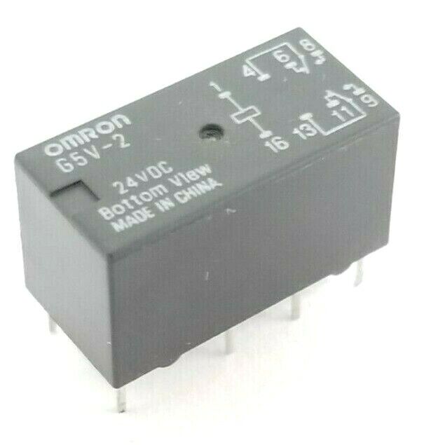LOT OF 15 OMRON G5V224VDC RELAYS G5V-2 24VDC