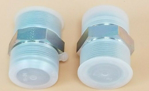 LOT OF 2 NEW EATON FEMALE PIPE FITTINGS 1.25" BORE STRAIGHT TO 1.25" BORE NIPPLE