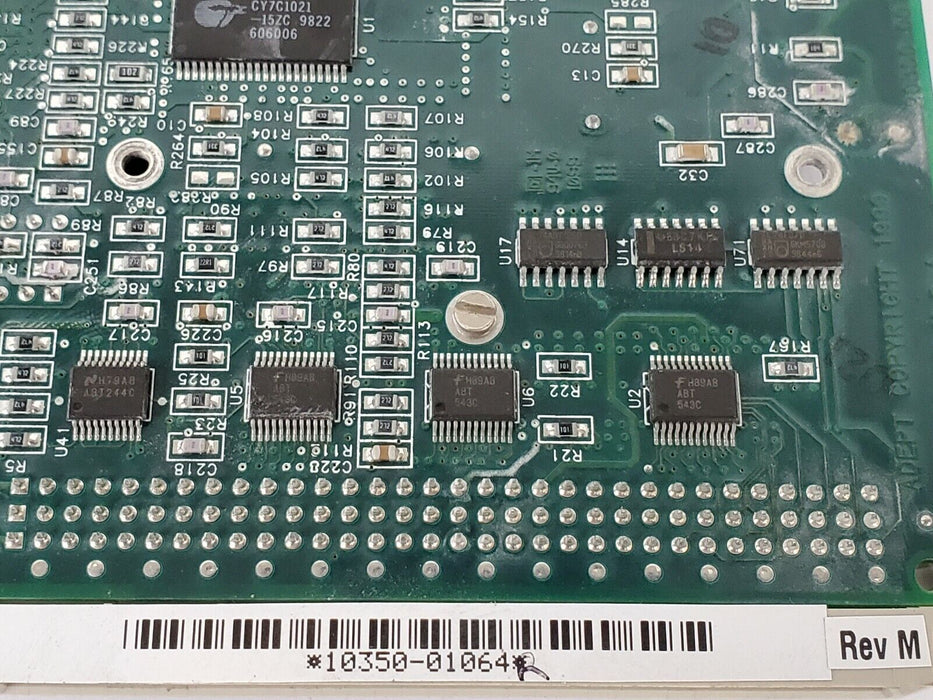 ADEPT TECHNOLOGY 10350-01064R REV. M AWCII DATA AQUISITION BOARD 10350-01064