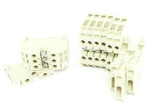 LOT OF 13 SIEMENS 8WA1011-1DF11 TERMINAL BLOCKS 24A 800VAC 8WA10111DF11