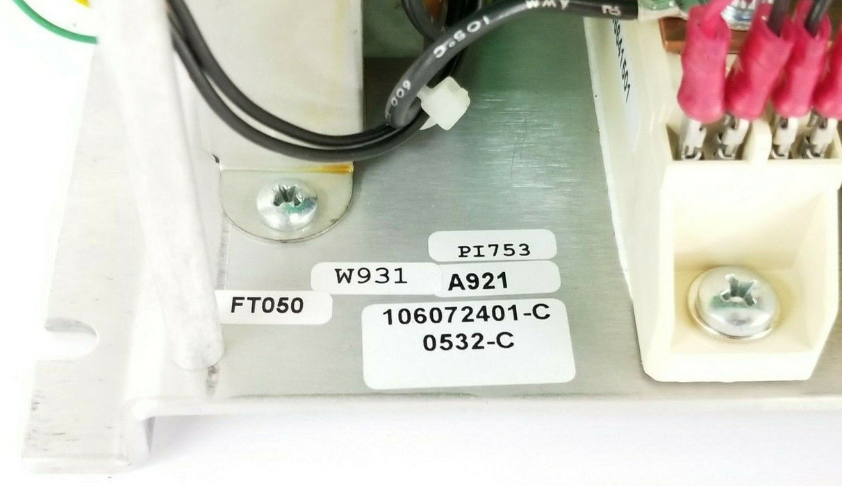NEW BOSTON FINCOR 106072401-C FIELD REGULATOR REV. C 10618031HM REV. C 106072401