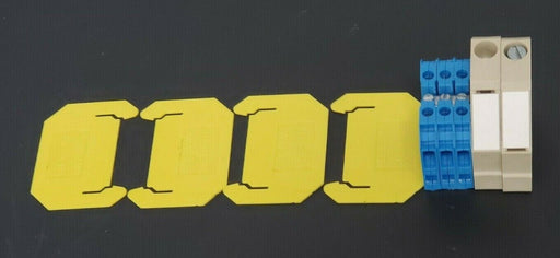 LOT OF 9 VARIOUS SIEMENS TERMINAL ACCESSORIES (2) 8WA1-808 (3) 8WA1 011-1BF23