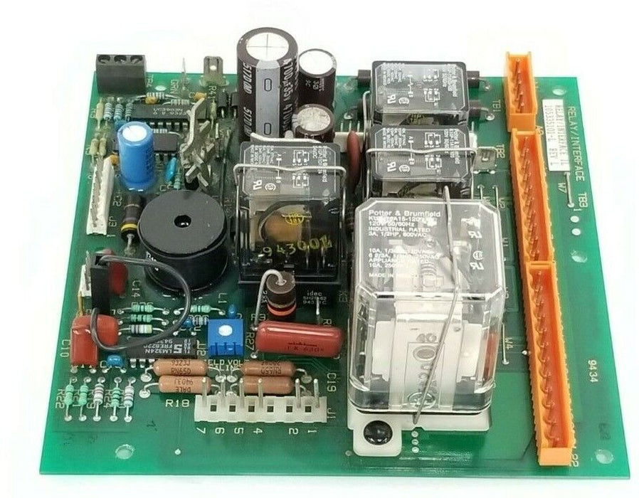BOSTON FINCOR 105335101-L RELAY INTERFACE IL BOARD REV. L 105335101 (FOR PARTS)