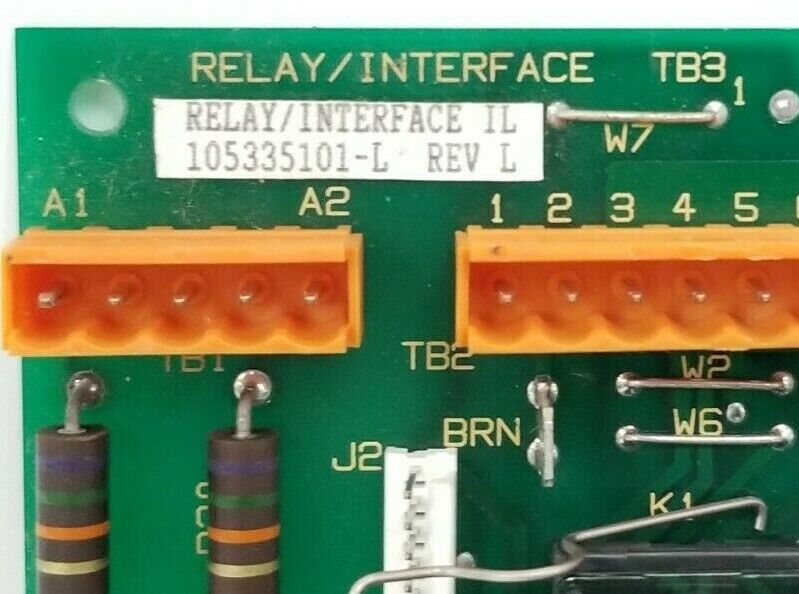 BOSTON FINCOR 105335101-L RELAY INTERFACE IL BOARD REV. L 105335101 (FOR PARTS)