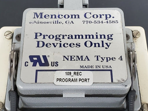 HOFFMAN / MENCOM CORP. A-6044SC ENCLOSURE W/ NEMA TYPE 4 109-REC PROGRAM PORT