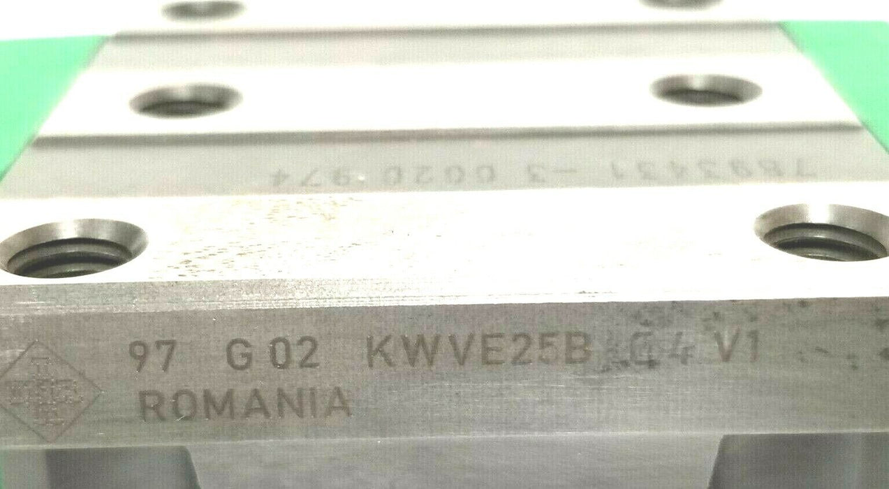 NIB INA KWVE25B-G4-V1 LINEAR BEARING GUIDE W/ MKVD25-B DUMMY GUIDEWAY