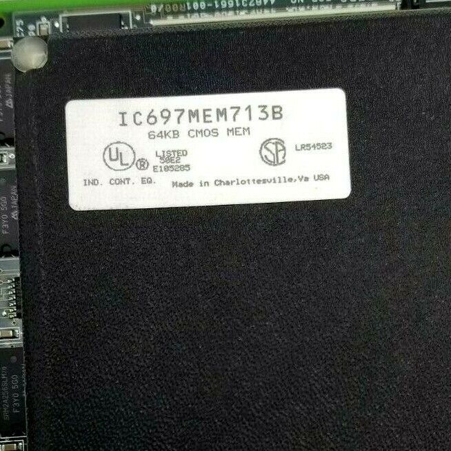 GE FANUC IC697CPU771S CPU MODULE W/ IC697MEM713B 512KB CMOS MEMORY IC697CPU771S