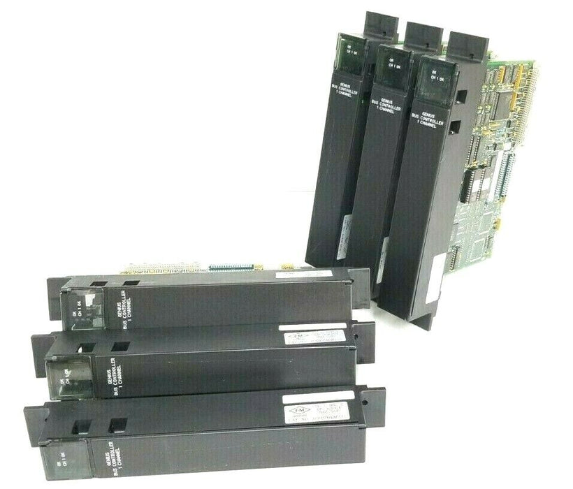 LOT OF 6 GE FANUC IC697BEM731L GENIUS BUS MODULES 44A729723-G01, IC697BEM731