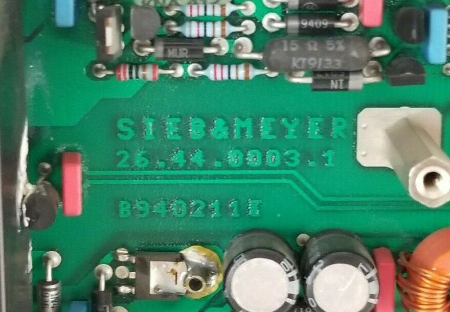 SIEB & MEYER 26.44.0003.1 SERVO CONTROLLER B940211E / L940211E