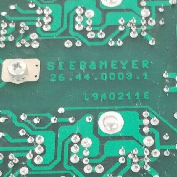 SIEB & MEYER 26.44.0003.1 SERVO CONTROLLER B940211E / L940211E