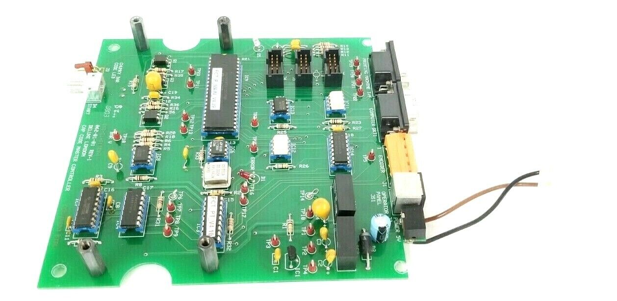 DELUXE LONDON 062-01-01 REV: 1 CAP CODE MASTER CONTROLLER BOARD FCT-P-MAIN-V4.29