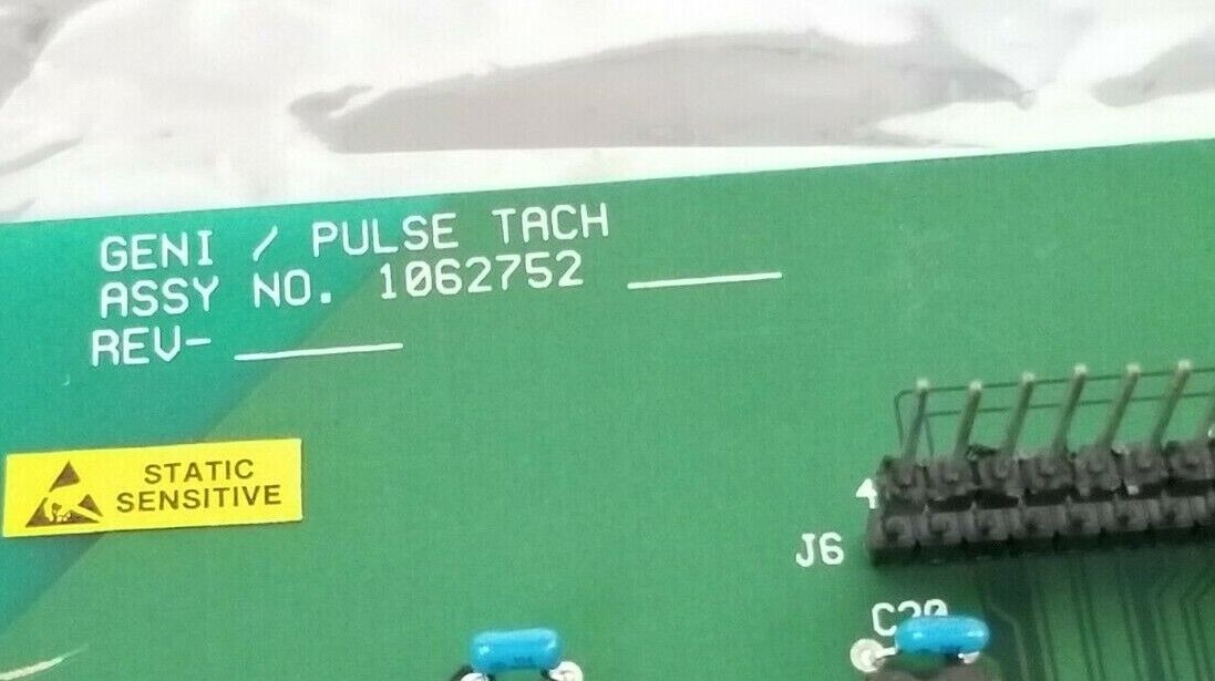 BOSTON / FINCOR 106275201-B GENI / PULSE TACH BOARD REV. B 106275201 (REPAIRED)