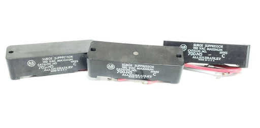 LOT OF 3 ALLEN-BRADLEY 700-N5 SURGE SUPPRESSORS 150VAC MAX, SER C, 700N5