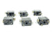 LOT OF 6 GENERAL ELECTRIC CR2940U301 CONTACT BLOCKS, 1NC, 600VAC MAX